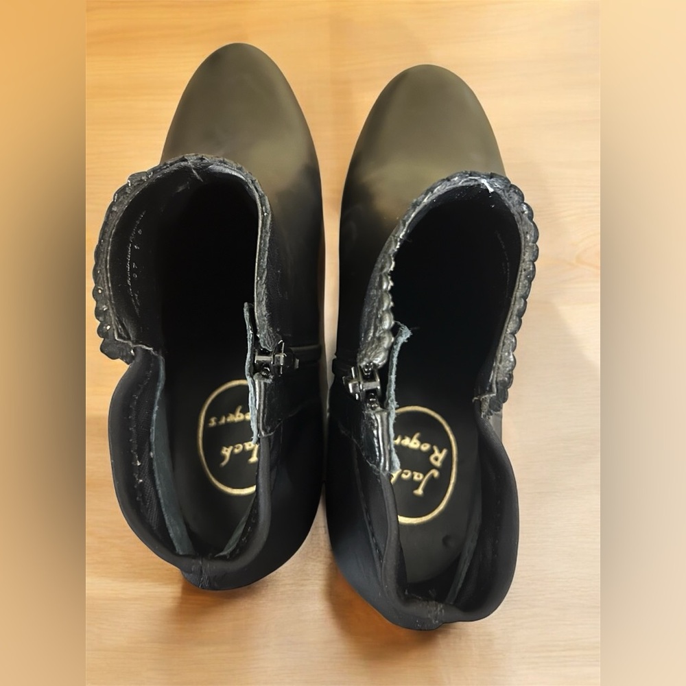 Jack Rogers Bailee Ankle Boots Size 8 Black